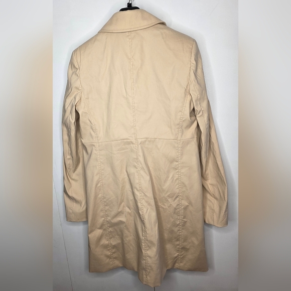 Tommy Hilfiguer Lined Women's Fall Coat. Cream, Med, In Good Condition, Cotton - Picture 7 of 14